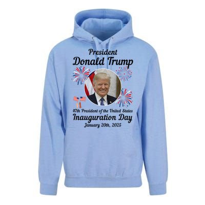 47th President Donald Trump Inauguration Day Unisex Surf Hoodie