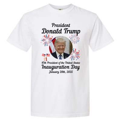 47th President Donald Trump Inauguration Day Garment-Dyed Heavyweight T-Shirt