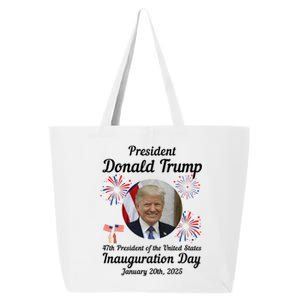 47th President Donald Trump Inauguration Day 25L Jumbo Tote