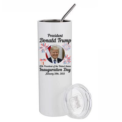 47th President Donald Trump Inauguration Day Stainless Steel Tumbler