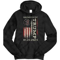 47th President Donald Trump Inauguration Day 2025 Usa Flag Tie Dye Hoodie