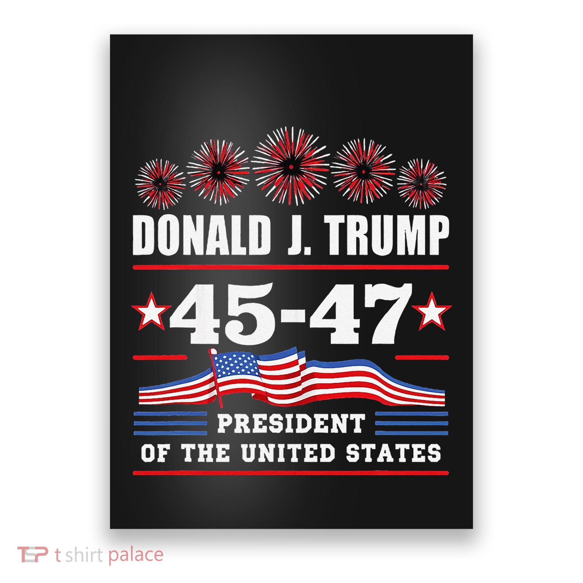 47th President Donald Trump Inauguration Day Poster