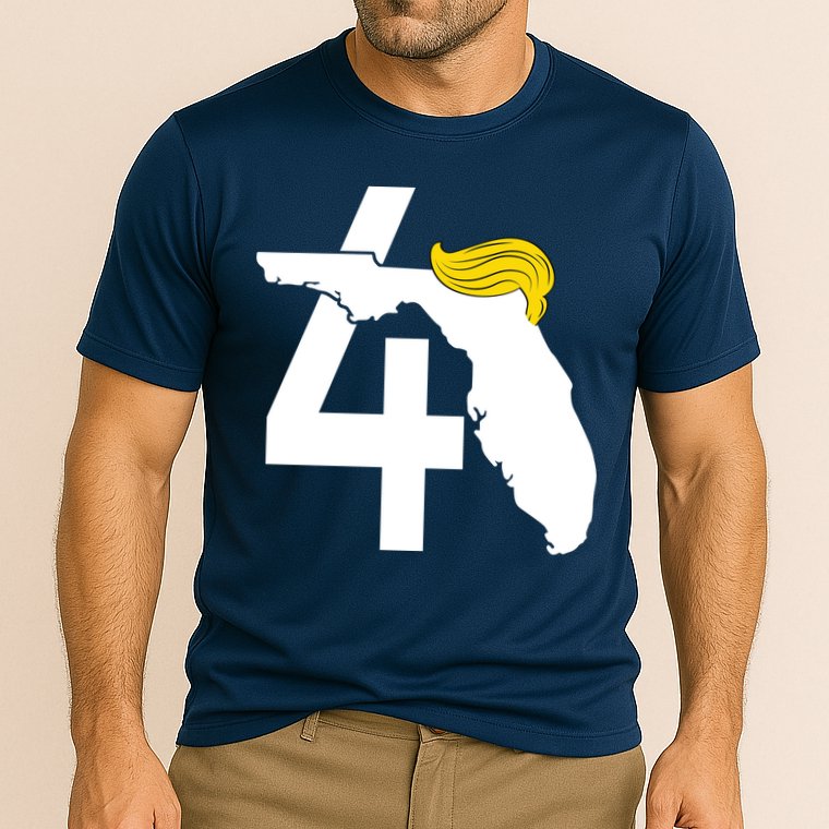 47th President Donald Trump Florida State Cooling Performance Crew T-Shirt