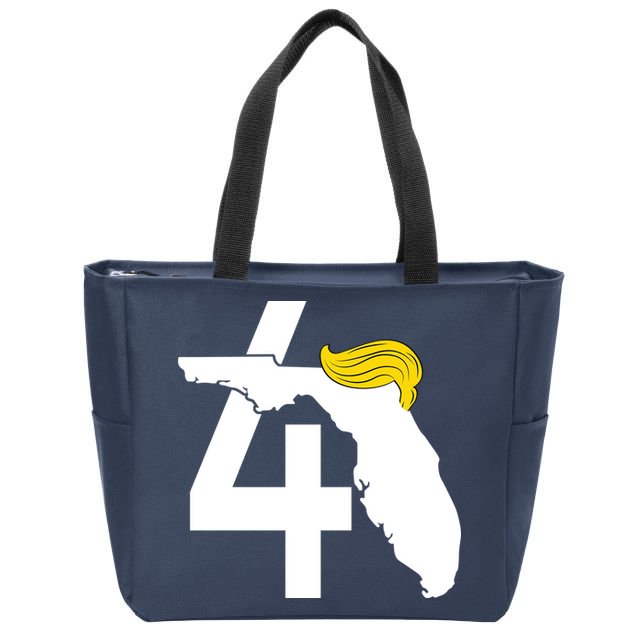 47th President Donald Trump Florida State Zip Tote Bag