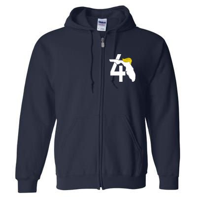 47th President Donald Trump Florida State Full Zip Hoodie