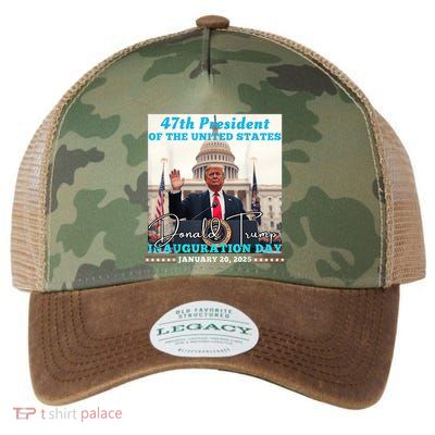 47th President Donald Trump Inauguration Day 2025 Legacy Tie Dye Trucker Hat