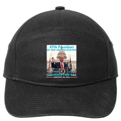 47th President Donald Trump Inauguration Day 2025 7-Panel Snapback Hat