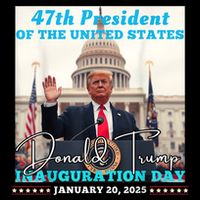 47th President Donald Trump Inauguration Day 2025 Drawstring Bag