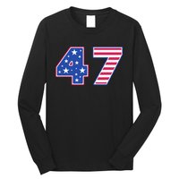 47th Presidential Election Inauguration Day 2025 Usa Flag Long Sleeve Shirt