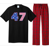 47th Presidential Election Inauguration Day 2025 Usa Flag Pajama Set