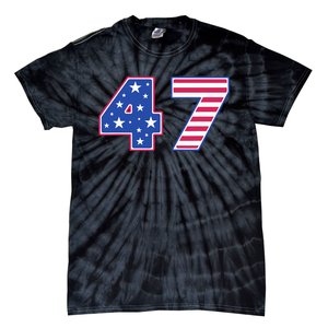 47th Presidential Election Inauguration Day 2025 Usa Flag Tie-Dye T-Shirt