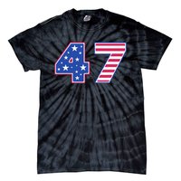 47th Presidential Election Inauguration Day 2025 Usa Flag Tie-Dye T-Shirt