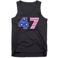 47th Presidential Election Inauguration Day 2025 Usa Flag Tank Top