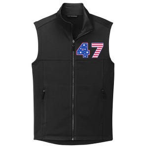 47th Presidential Election Inauguration Day 2025 Usa Flag Collective Smooth Fleece Vest