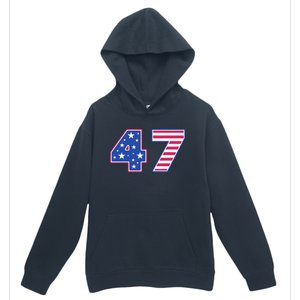 47th Presidential Election Inauguration Day 2025 Usa Flag Urban Pullover Hoodie