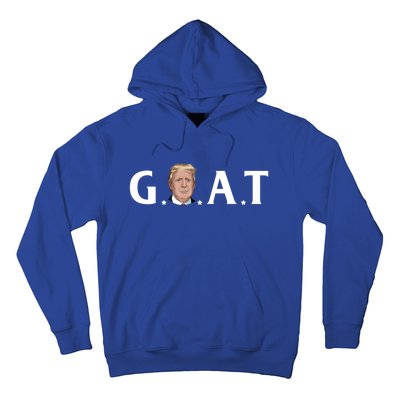 45th President Goat Greatest Of All Time President Trump Meaningful Gift Hoodie