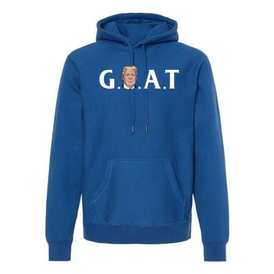 45th President Goat Greatest Of All Time President Trump Meaningful Gift Premium Hoodie