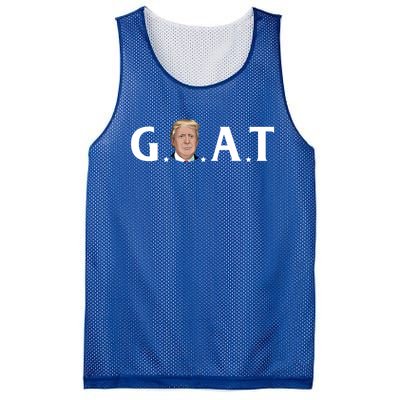 45th President Goat Greatest Of All Time President Trump Meaningful Gift Mesh Reversible Basketball Jersey Tank