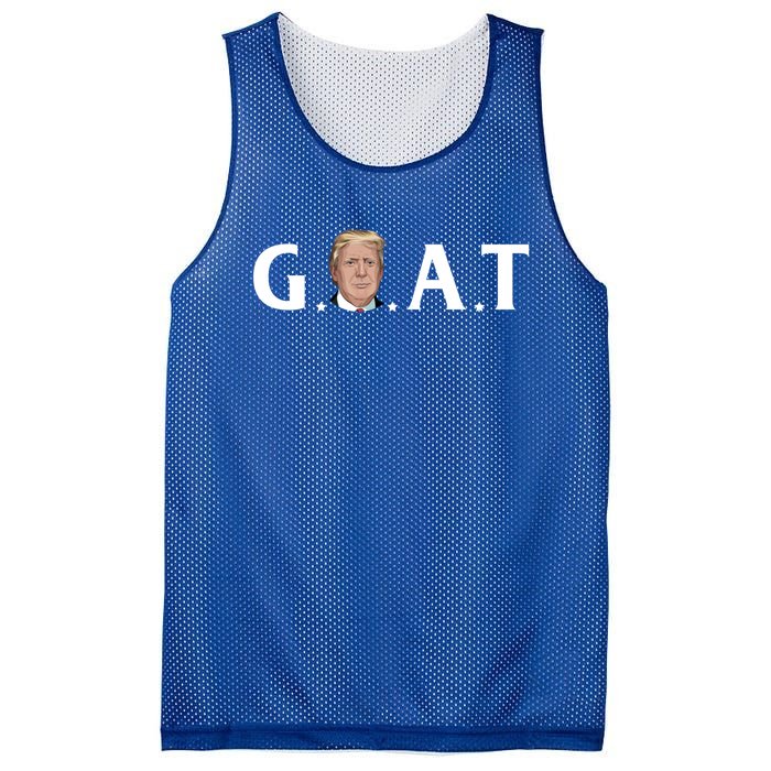 45th President Goat Greatest Of All Time President Trump Meaningful Gift Mesh Reversible Basketball Jersey Tank