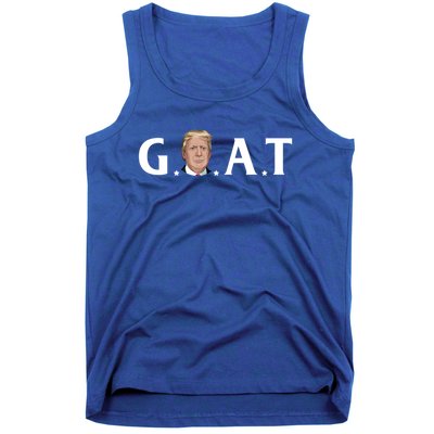 45th President Goat Greatest Of All Time President Trump Meaningful Gift Tank Top