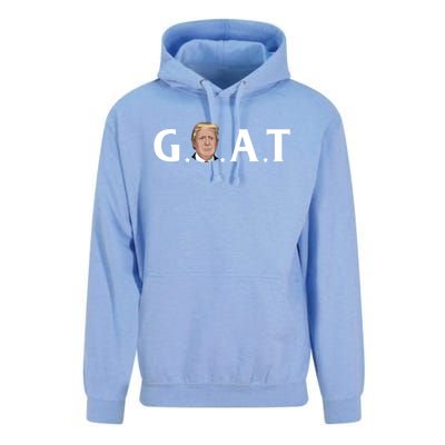 45th President Goat Greatest Of All Time President Trump Meaningful Gift Unisex Surf Hoodie