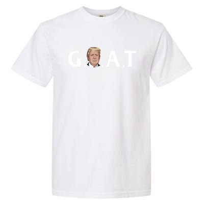 45th President Goat Greatest Of All Time President Trump Meaningful Gift Garment-Dyed Heavyweight T-Shirt