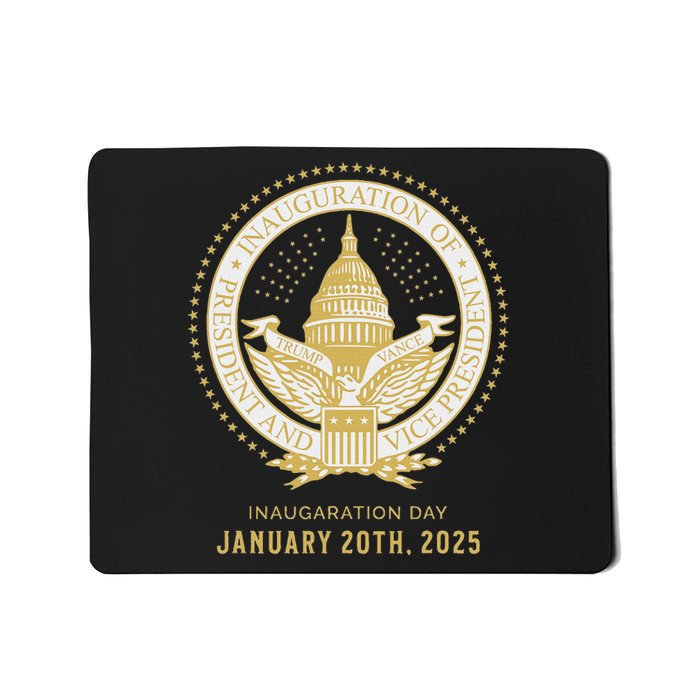 47th Presidential Inauguration President Donald Trump 2025 Mousepad