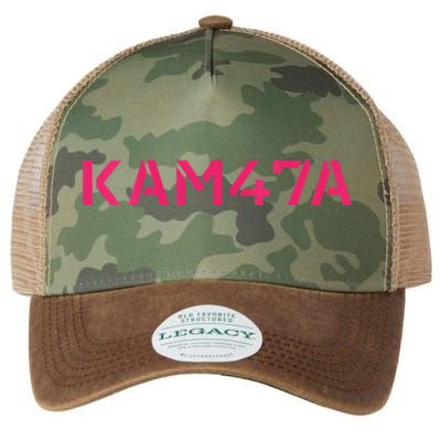 47th President Kamala Harris 2024 First Woman Female Empower Vneck Legacy Tie Dye Trucker Hat