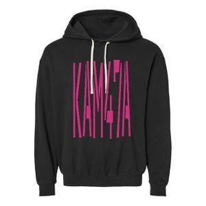 47th President Kamala Harris 2024 First Woman Female Empower Garment-Dyed Fleece Hoodie