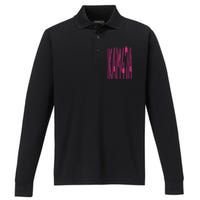 47th President Kamala Harris 2024 First Woman Female Empower Performance Long Sleeve Polo