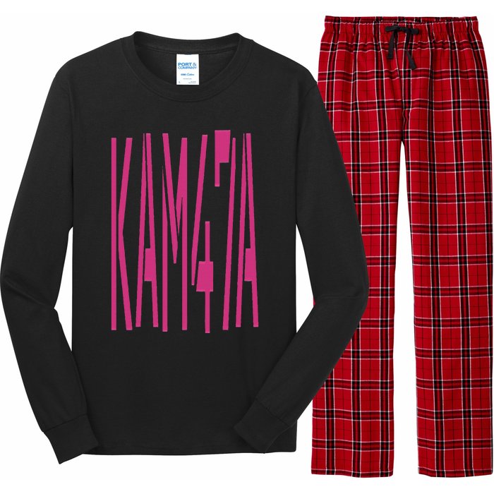 47th President Kamala Harris 2024 First Woman Female Empower Long Sleeve Pajama Set