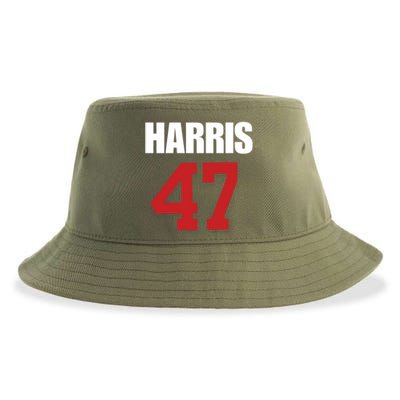 47 President Kamala Harris Gift Sustainable Bucket Hat