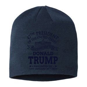 47th President Of The United States Donald Trump Inauguration Sustainable Beanie