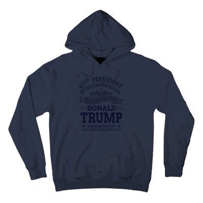 47th President Of The United States Donald Trump Inauguration Tall Hoodie