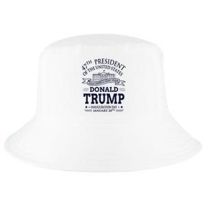 47th President Of The United States Donald Trump Inauguration Cool Comfort Performance Bucket Hat