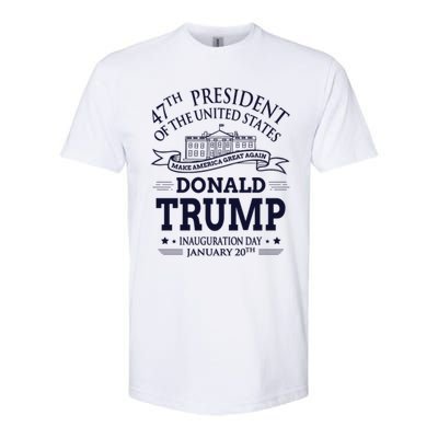 47th President Of The United States Donald Trump Inauguration Softstyle CVC T-Shirt