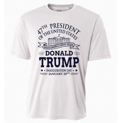 47th President Of The United States Donald Trump Inauguration Cooling Performance Crew T-Shirt