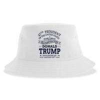 47th President Of The United States Donald Trump Inauguration Sustainable Bucket Hat