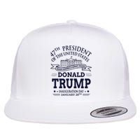 47th President Of The United States Donald Trump Inauguration Flat Bill Trucker Hat