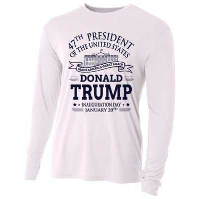 47th President Of The United States Donald Trump Inauguration Cooling Performance Long Sleeve Crew