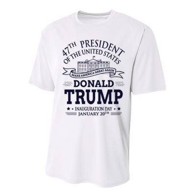 47th President Of The United States Donald Trump Inauguration Performance Sprint T-Shirt