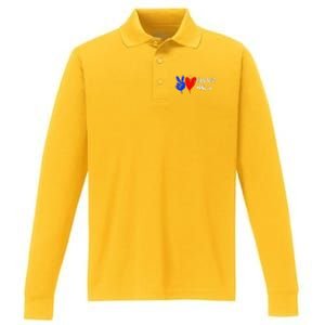 47th President Of The United States Performance Long Sleeve Polo