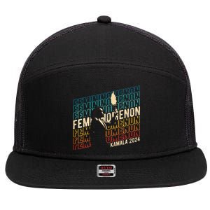 47th President Of The United States 7 Panel Mesh Trucker Snapback Hat