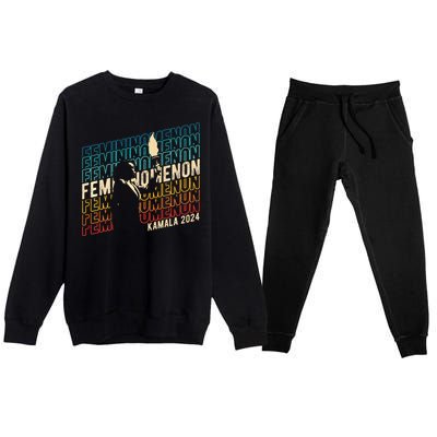 47th President Of The United States Premium Crewneck Sweatsuit Set