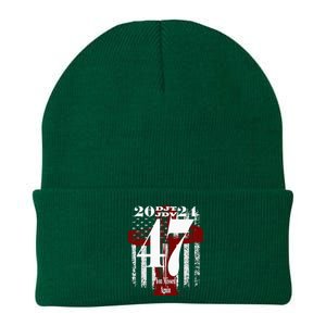 47th President Trump Assassination Knit Cap Winter Beanie