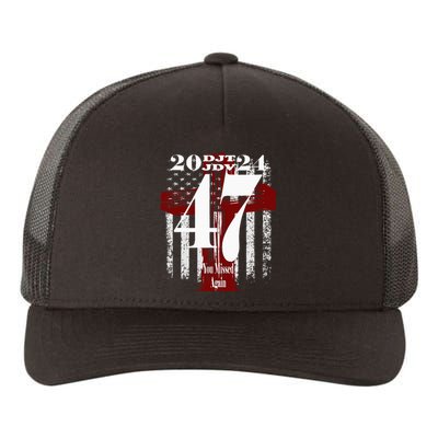 47th President Trump Assassination Yupoong Adult 5-Panel Trucker Hat