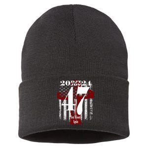 47th President Trump Assassination Sustainable Knit Beanie