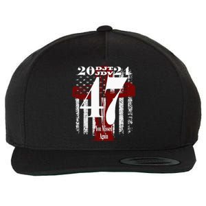 47th President Trump Assassination Wool Snapback Cap