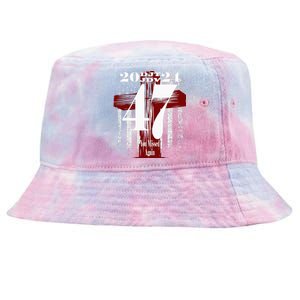 47th President Trump Assassination Tie-Dyed Bucket Hat