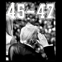 4547 President Trump Military Salutes On Final Vintage Backpack